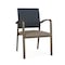 Lesro Newport Guest Chair Metal Frame, Bronze, RS Night Sky Back, MD Farro Seat NP1101 - alternate 1